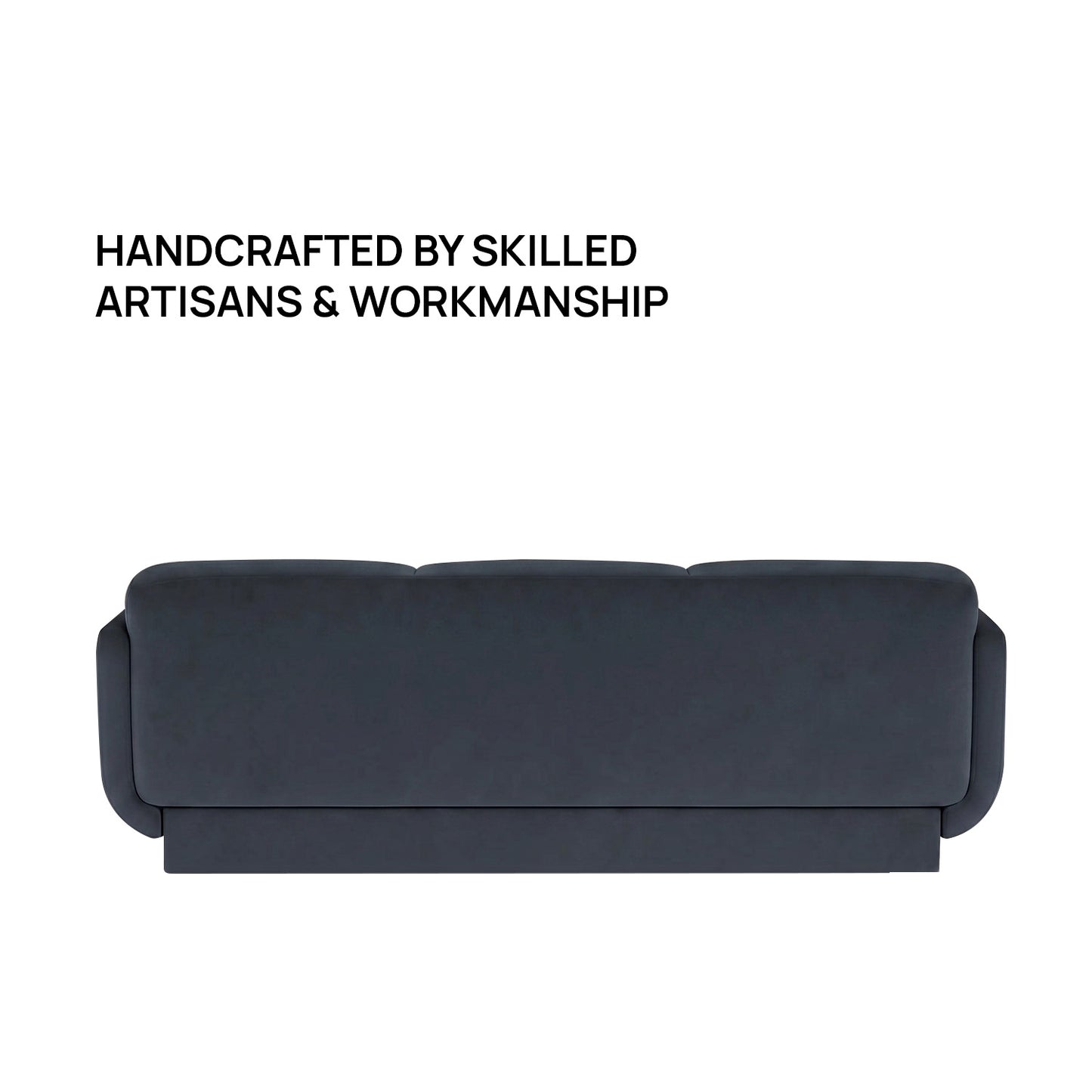 Clavon Classic Green 3 - Seater Velvet Sofa