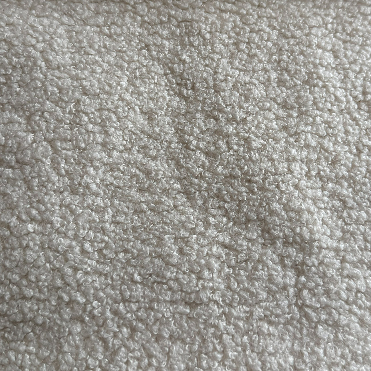Verdant Curve Ivory 3 - Seater Boucle Sofa