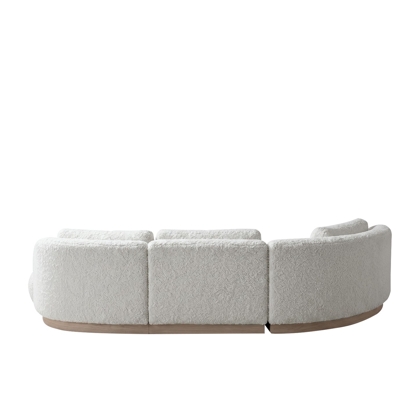 Elaris Flow Off White 5 - Seater Boucle Sofa