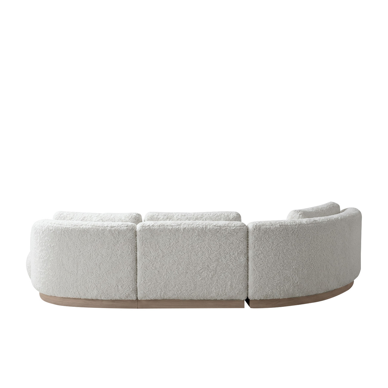 Elaris Flow Off White 5 - Seater Boucle Sofa