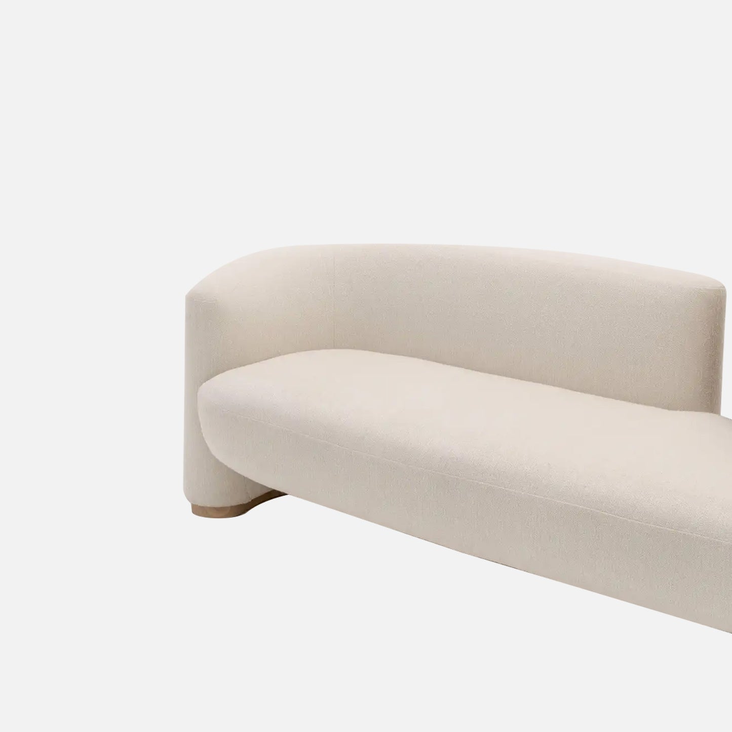 Serova Dual Tone White Brown 1 - Seater Leather Chair