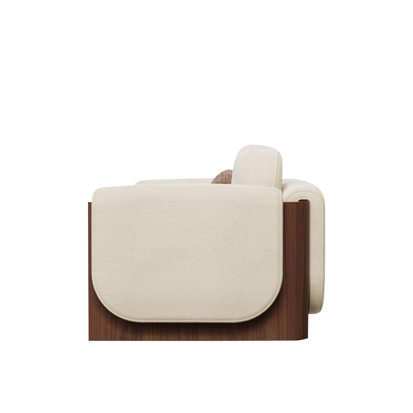 Havenrest Day Off White 4 - Seater Velvet Sofa