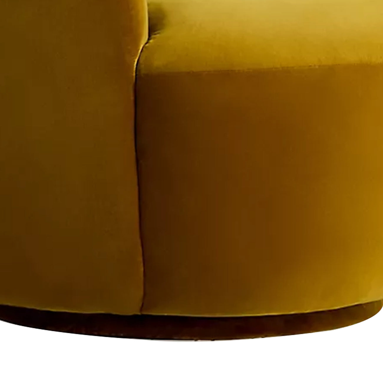Mosselle Mustard 1 - Seater Velvet Lounge Chair