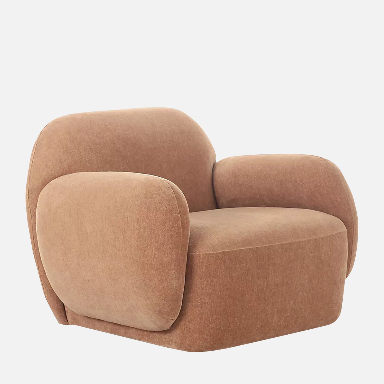 Caramelis Hazel 1 - Seater Velvet Chair