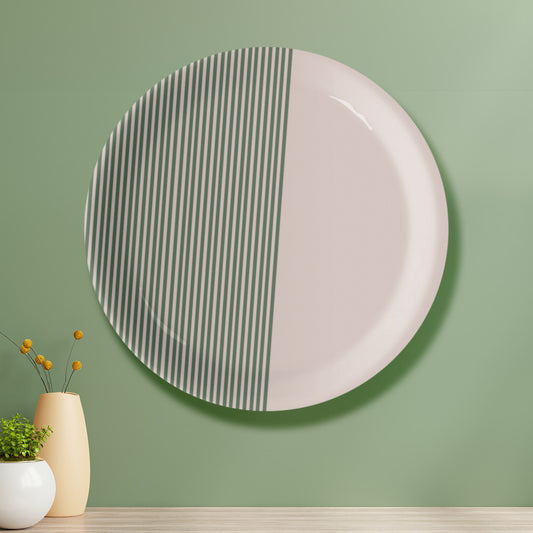 English Geometric Printed Wall Plate