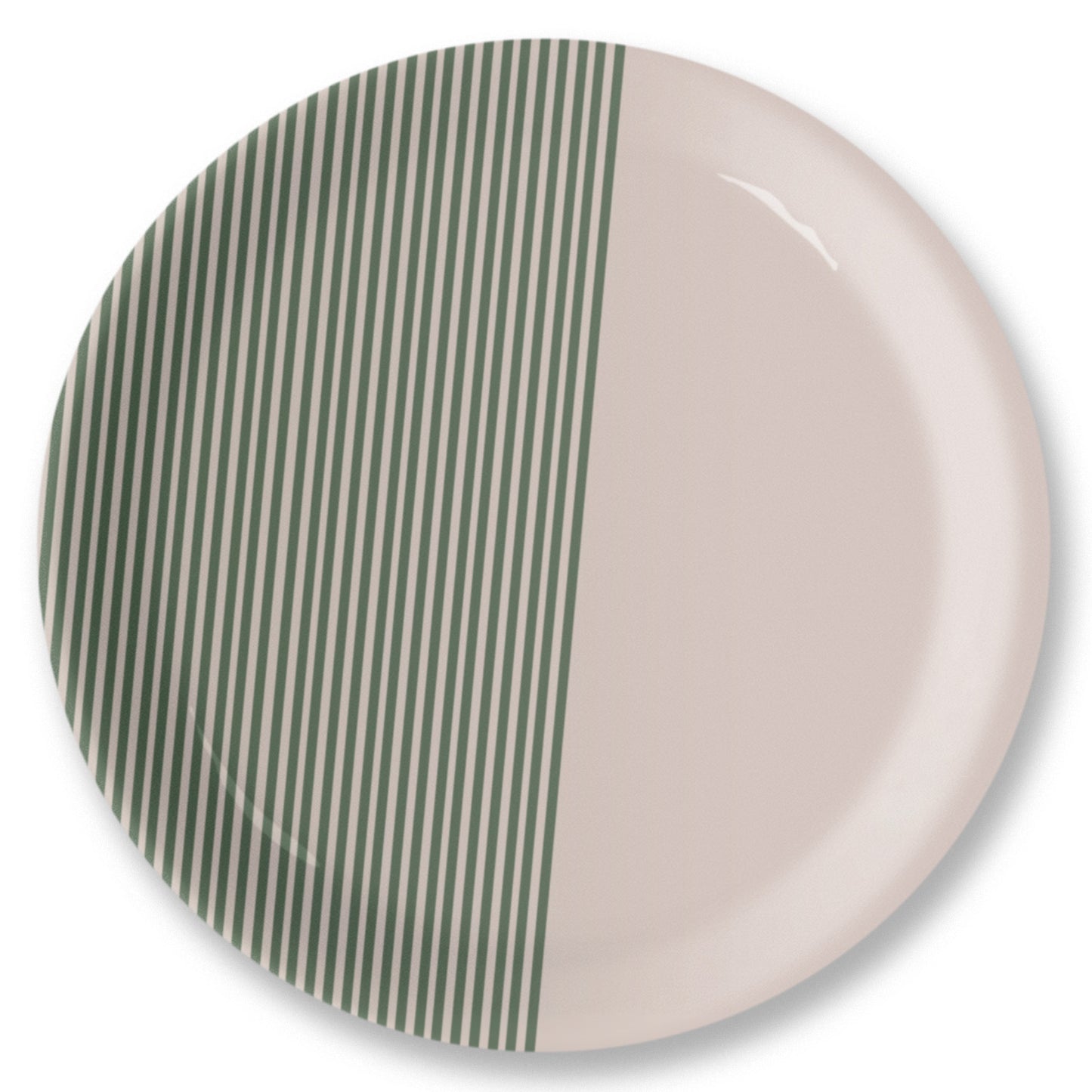 English Geometric Printed Wall Plate