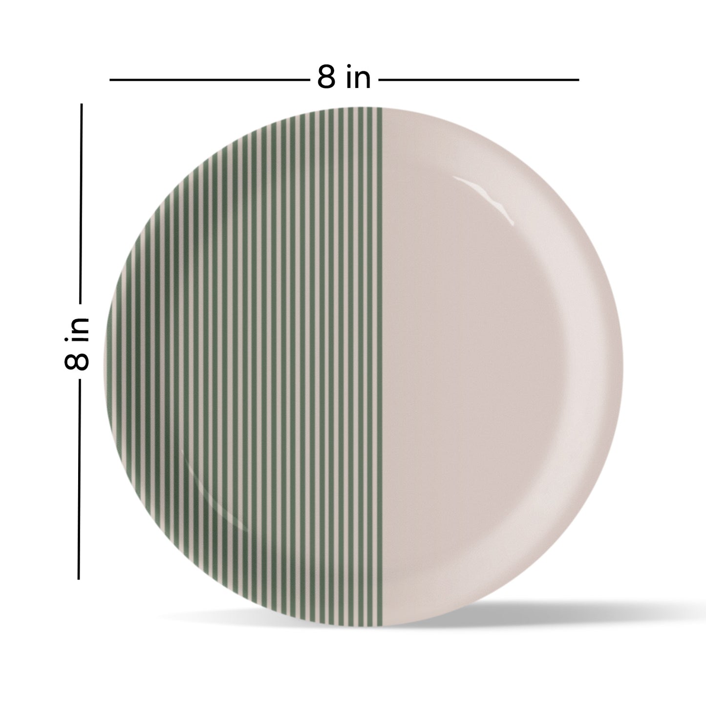 English Geometric Printed Wall Plate