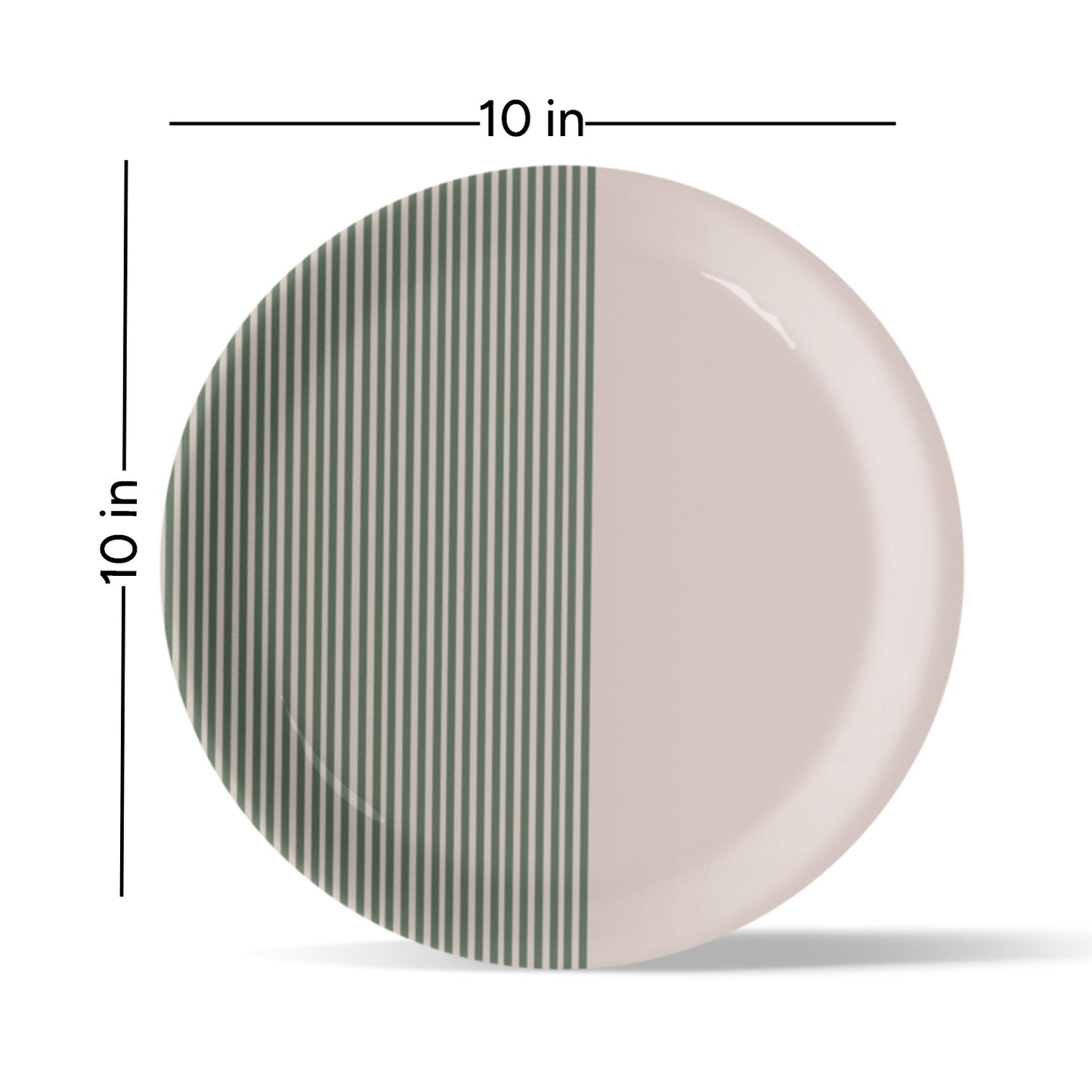 English Geometric Printed Wall Plate