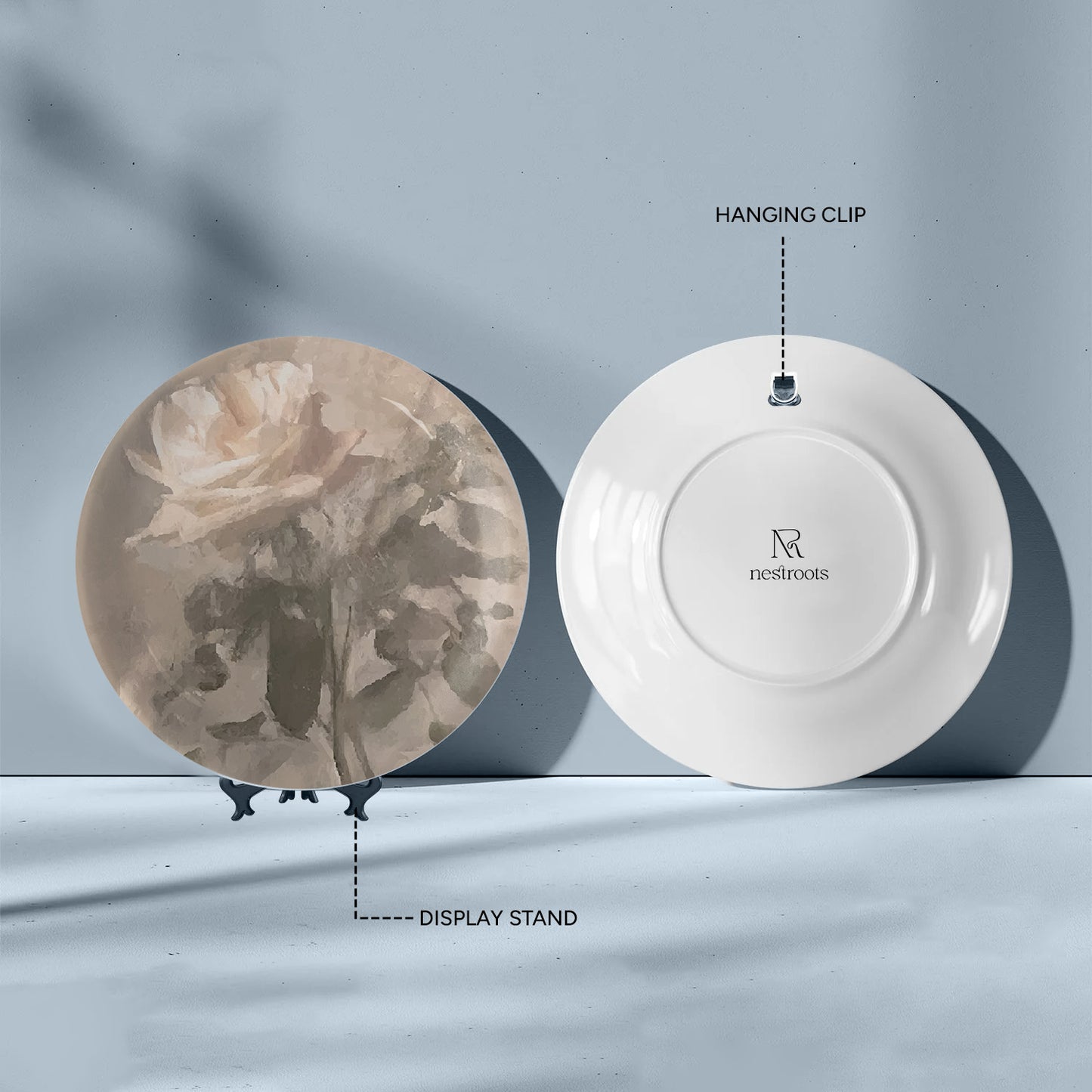 English Rose Wall Plate