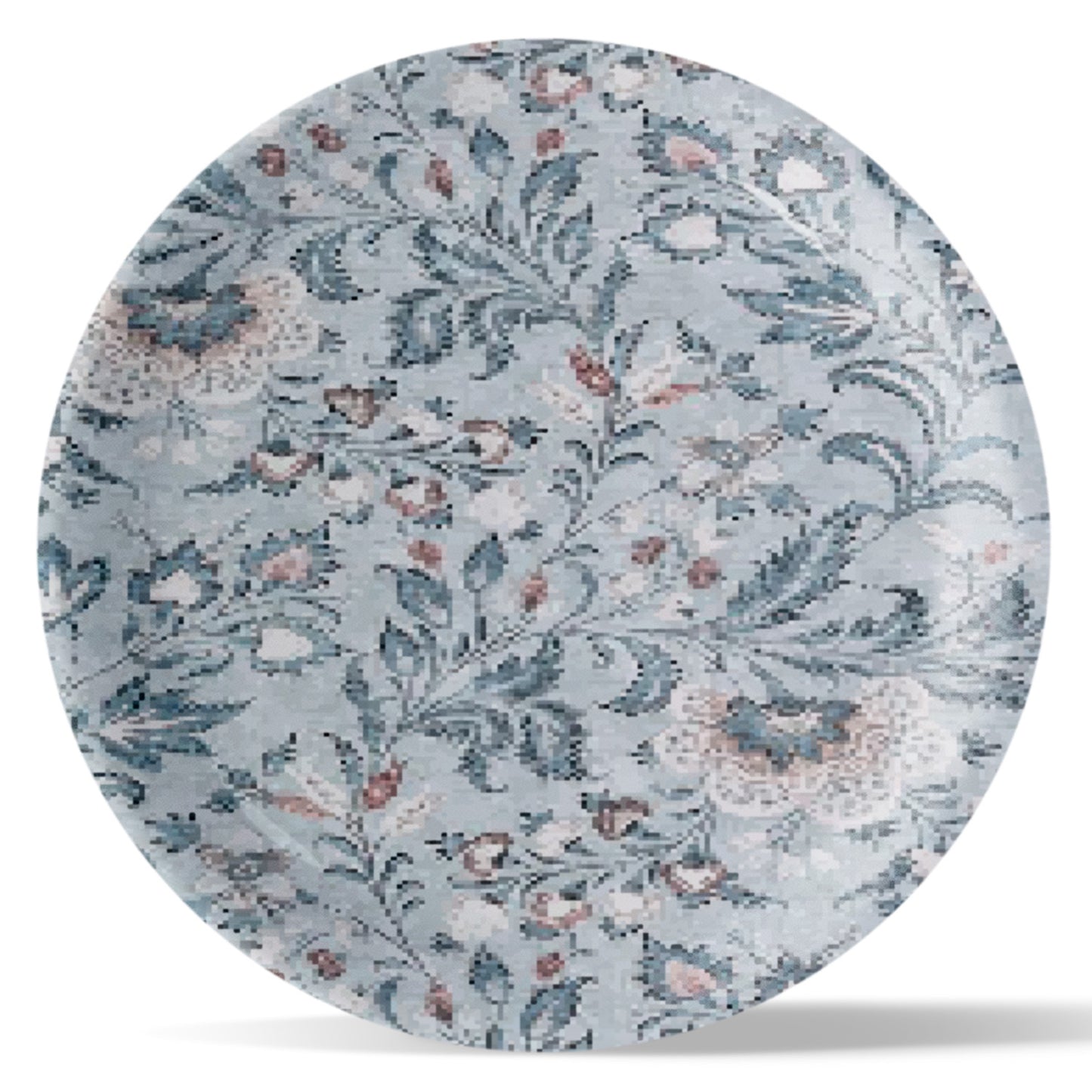 Ethnic Flower Printed Wall Plate