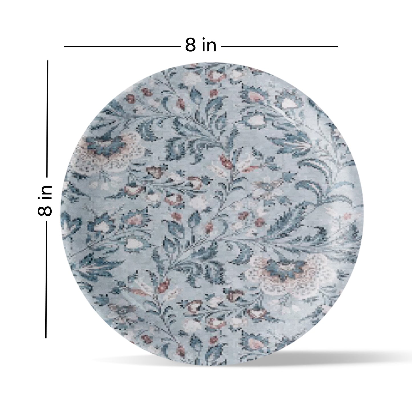Ethnic Flower Printed Wall Plate