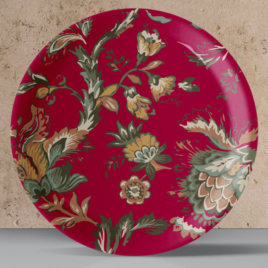 Ethnic Pink Wall Plate
