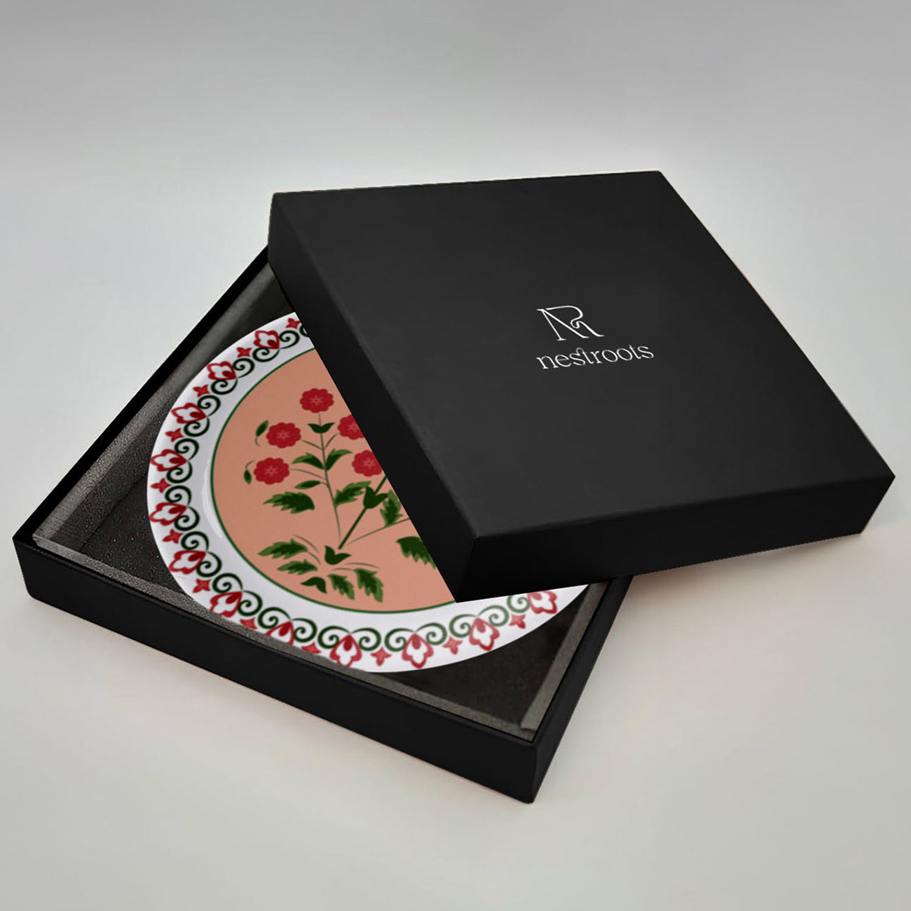 Mughal Garden-Inspired Tropical Elegance tree plate