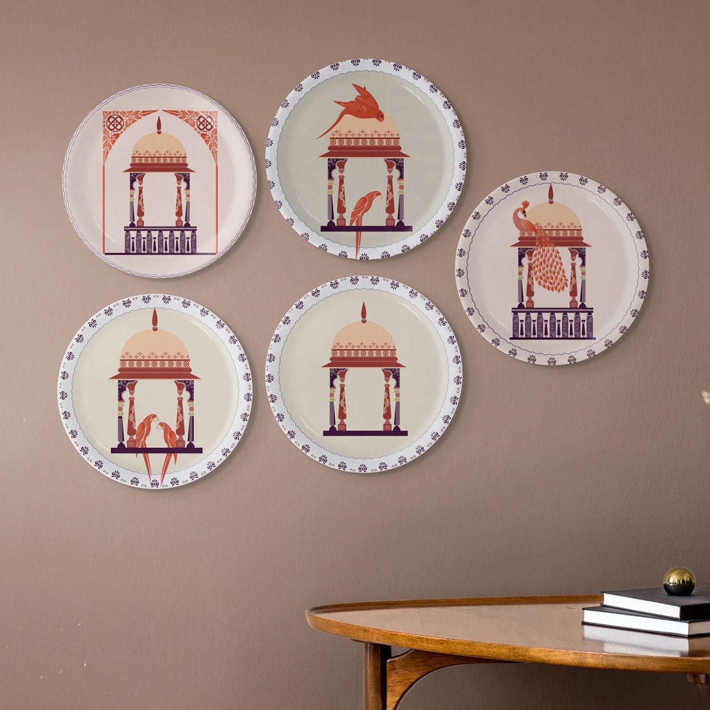 Harmony of Nature and Artistry parrot plate