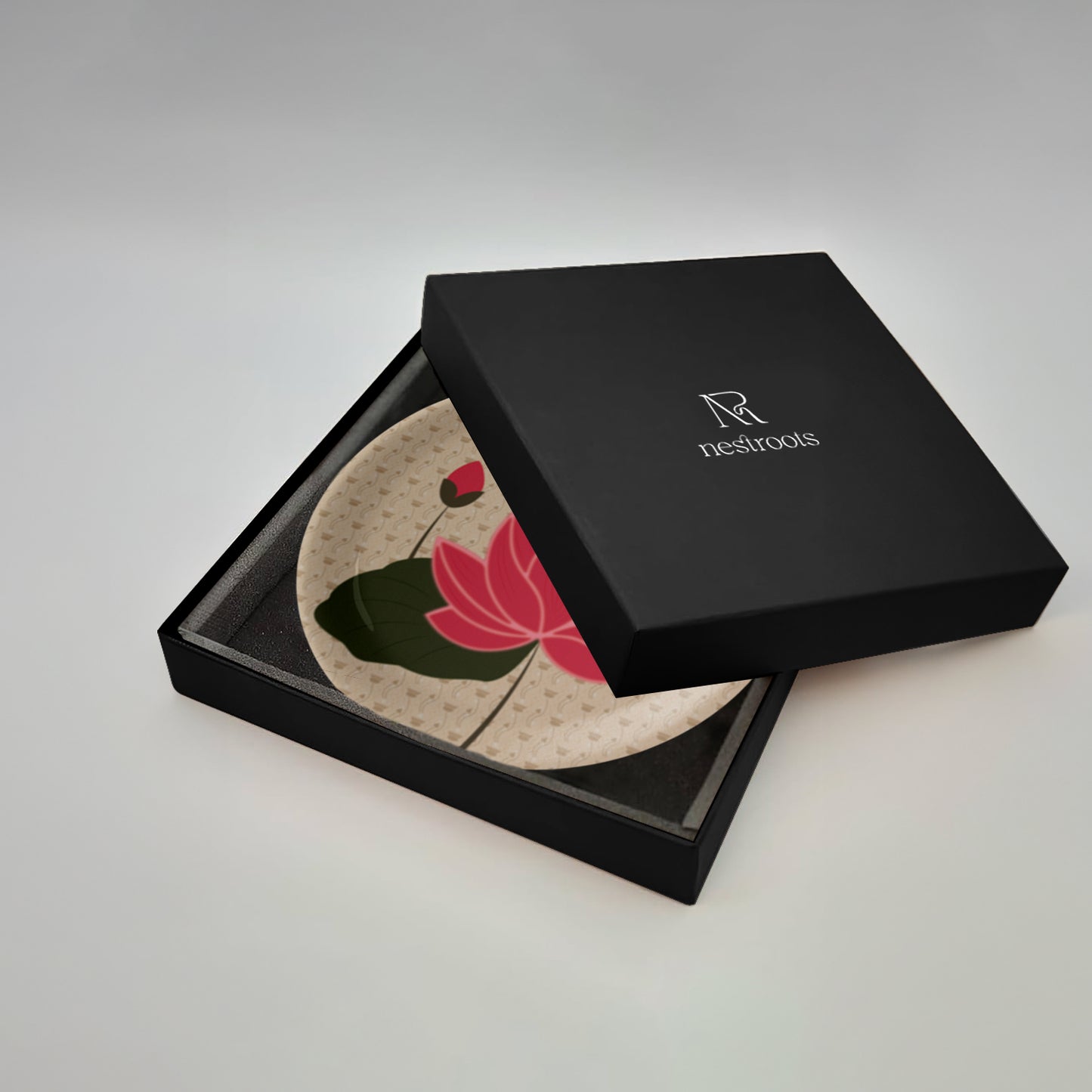 Lotus: Symbol of Beauty and Purity floral leaf plate