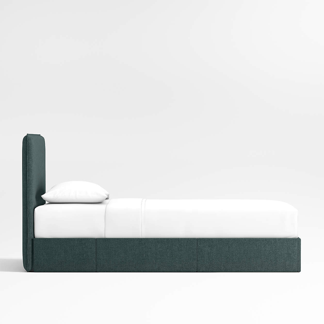 Block Design Jungle Green Boucle Kids Small  Storage Bed
