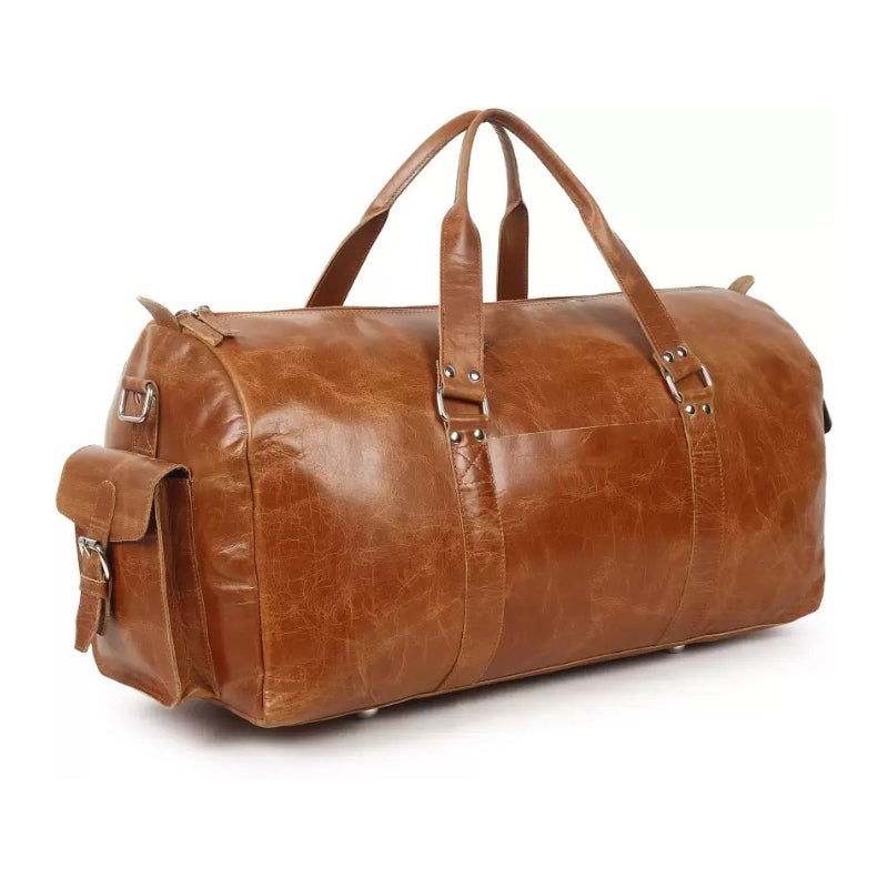 Nomad Tan Leather Duffle