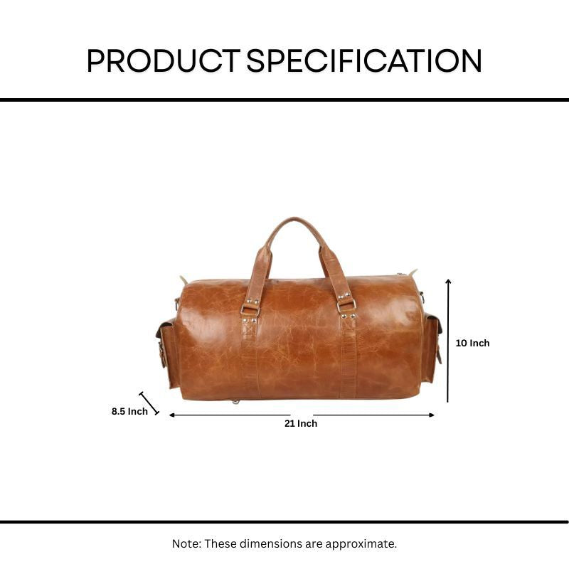 Nomad Tan Leather Duffle