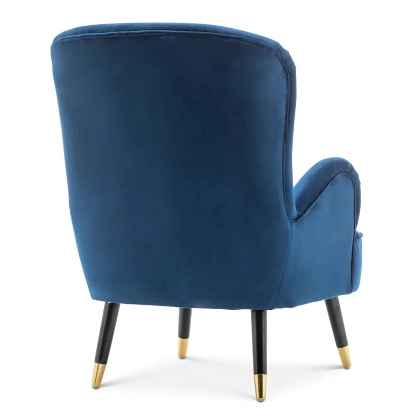 Online Best Price Chair With Ottoman Footrest Blue Shop Now