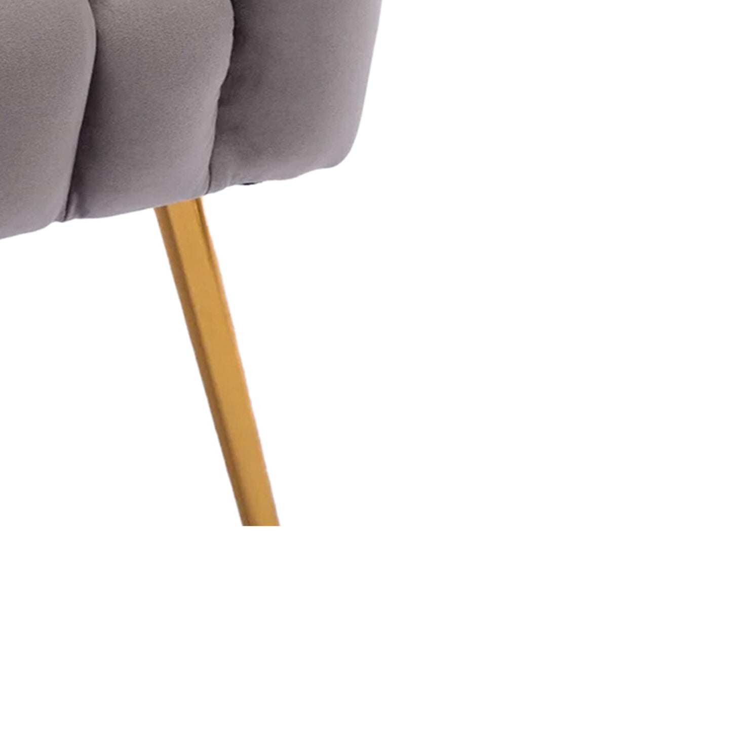 Online Best Velvet Stitch Lounge Chair Grey Best Price