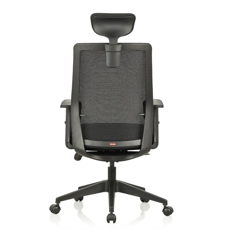 Opus High Back Mesh Chair with Self Calibrating Multilock Mechanism & Adjustable Asynchronous Lumbar Support
