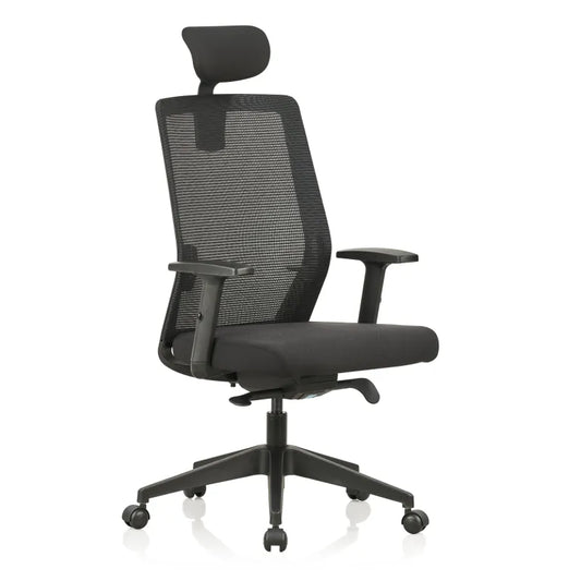 Opus High Back Mesh Chair with Self Calibrating Multilock Mechanism & Adjustable Asynchronous Lumbar Support