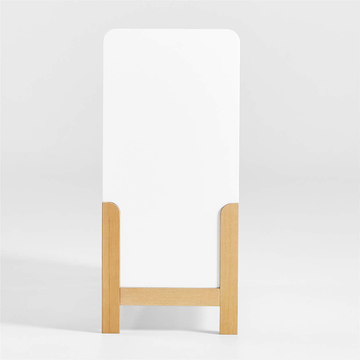 Rue 40" White Wood 6-Cube Montessori Bookcase