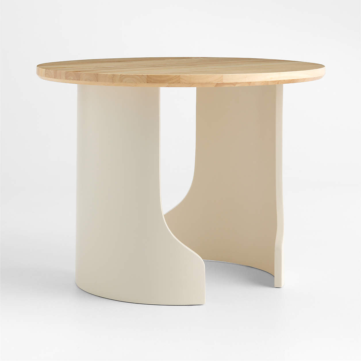 Scout Linen Wood Round Kids Play Table