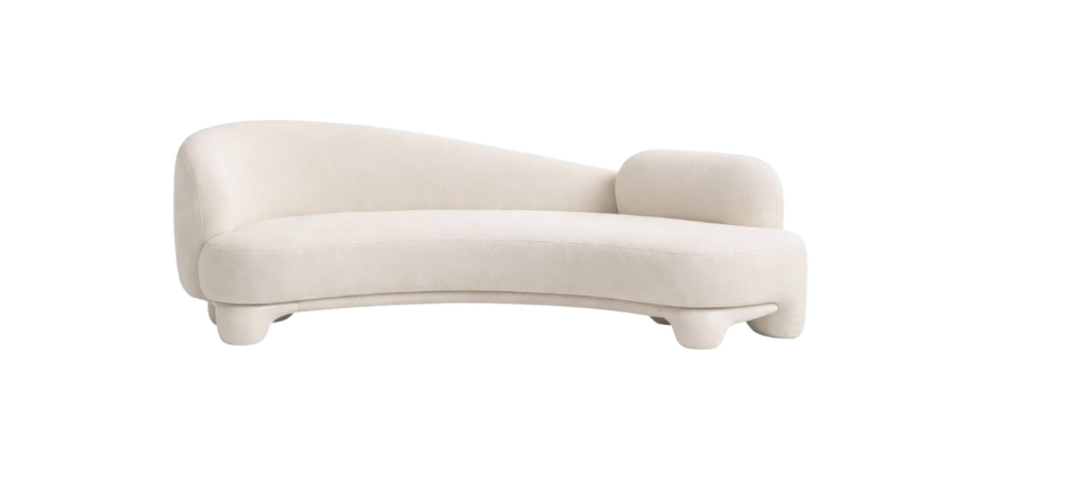 Arcora Sculptural Sofa-Limestone Edition