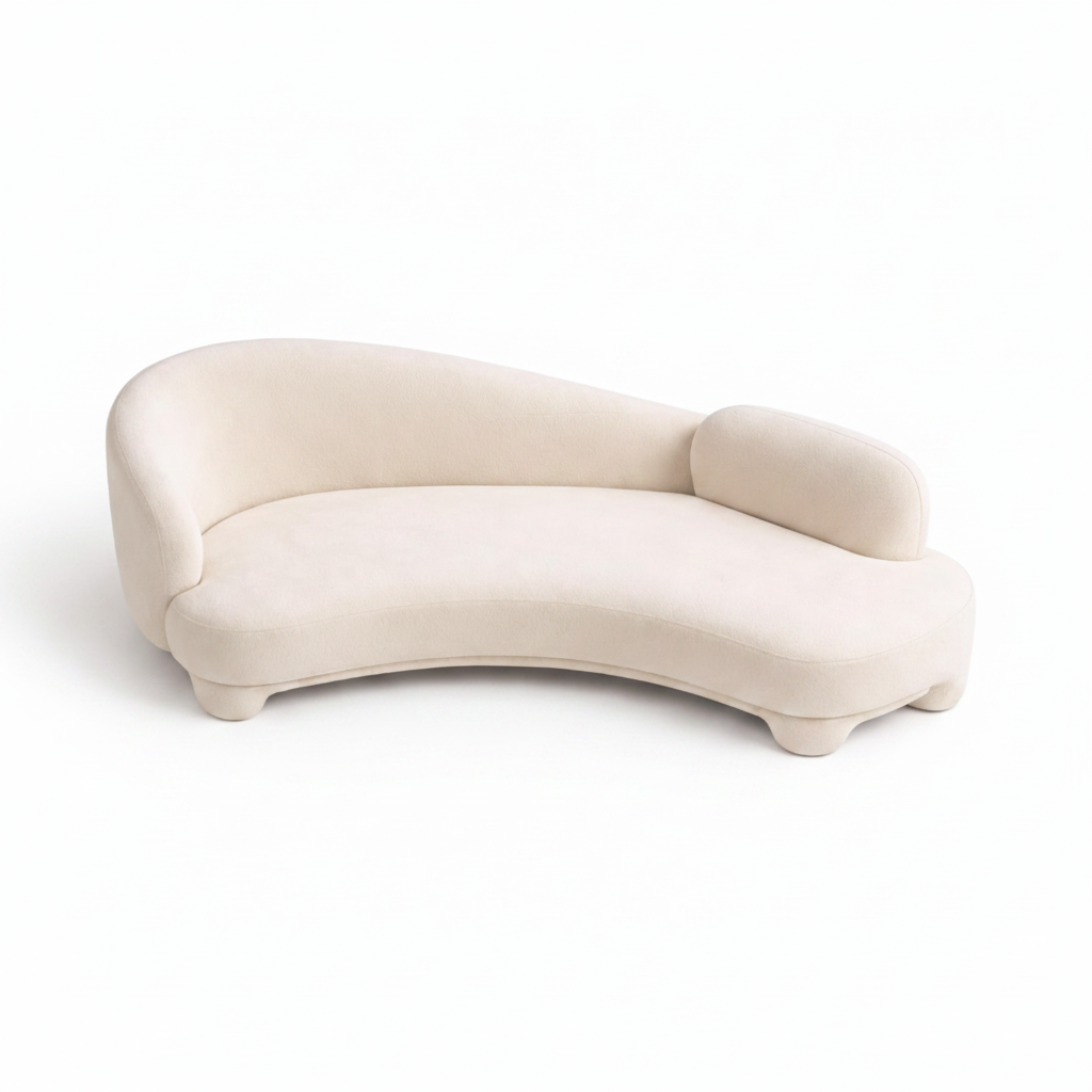 Arcora Sculptural Sofa-Limestone Edition