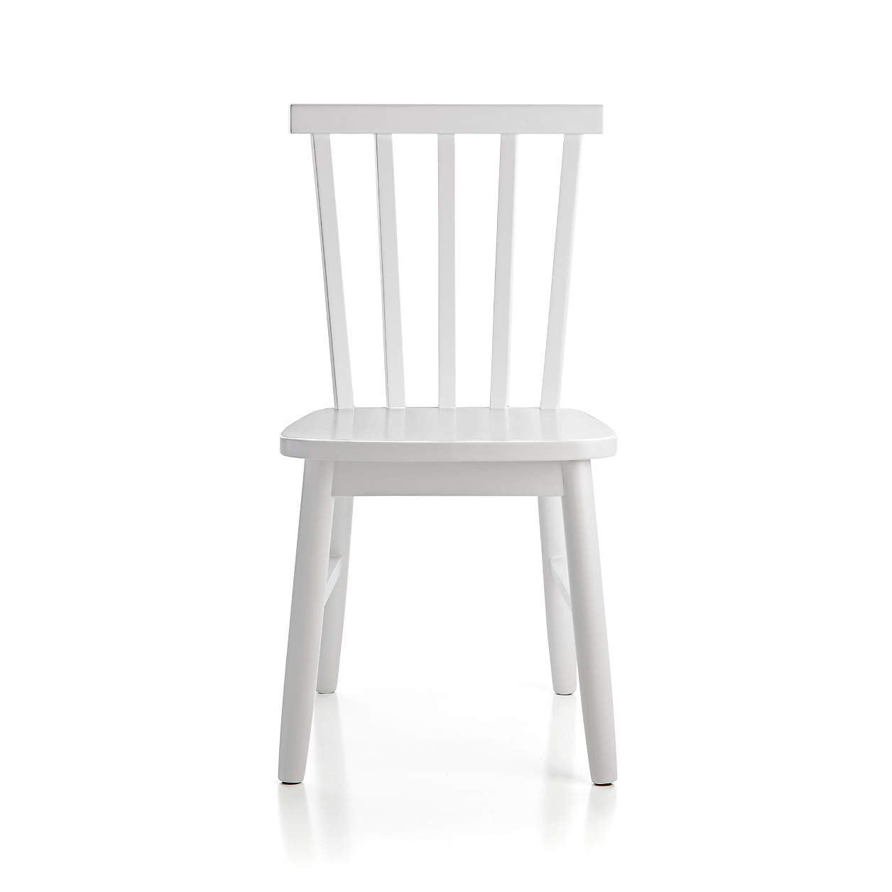 Shore White Wood Kids Play Chair