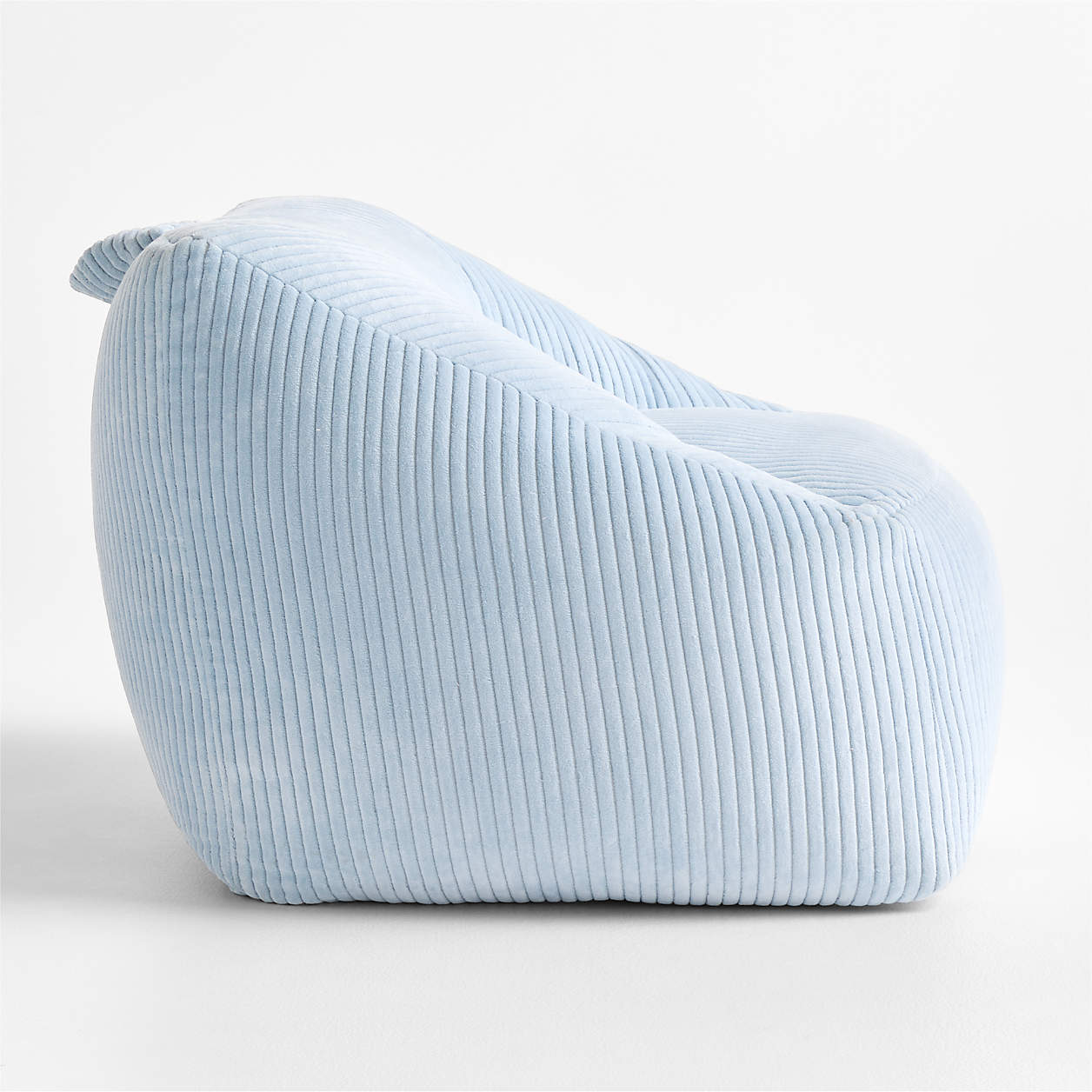 Sky Blue Corduroy Velvet Corduroy Kids Sofa Chair