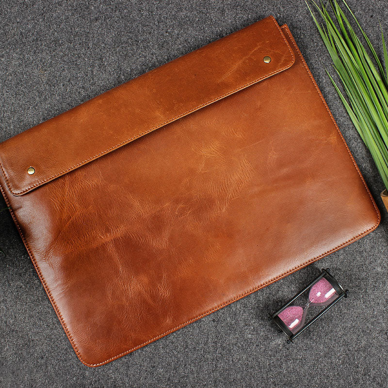 Snap Leather Sleeve