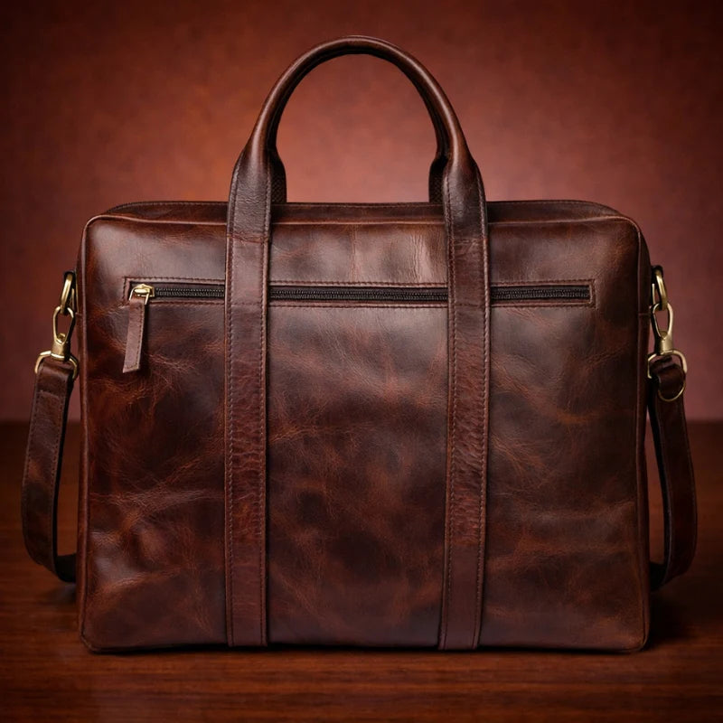Vintage Rust Laptop Bag