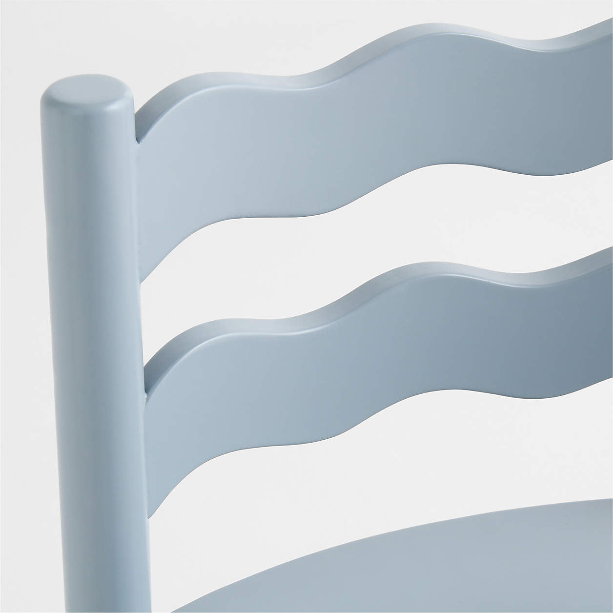 Waveland Mist Blue Wood Kids Play Chair