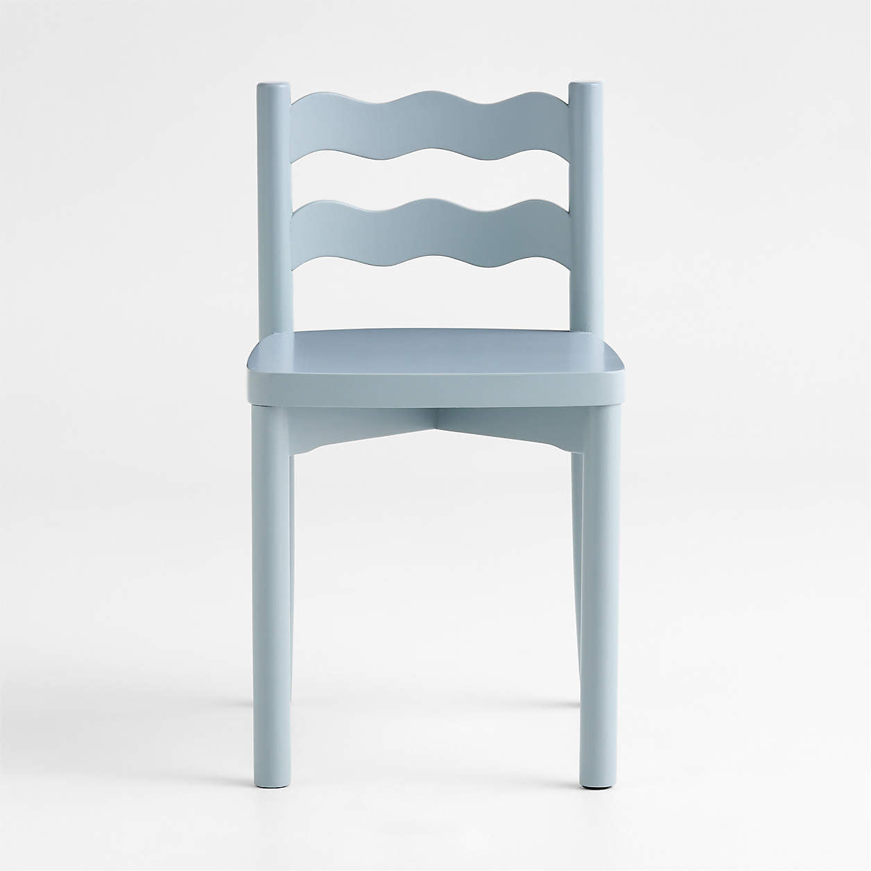 Waveland Mist Blue Wood Kids Play Chair