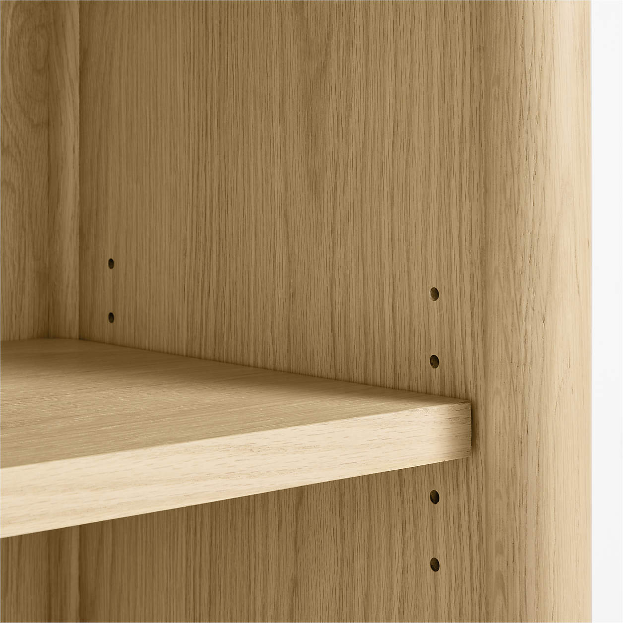 Waveland 38" Natural Oak Wood 4- Shelf Tall Kids Bookcase