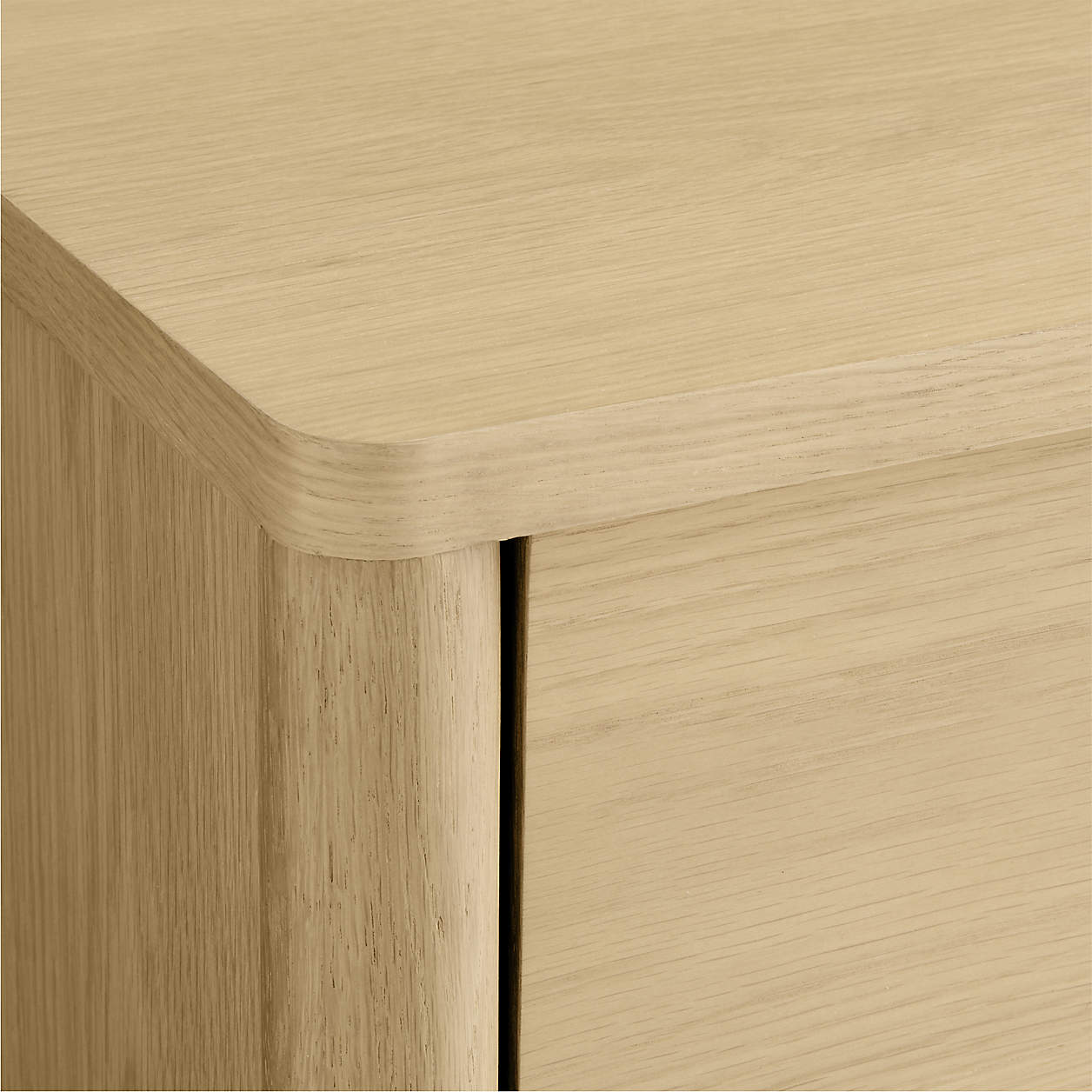 Waveland 54" Natural Oak Wood Wide 6-Drawer Kids Dresser
