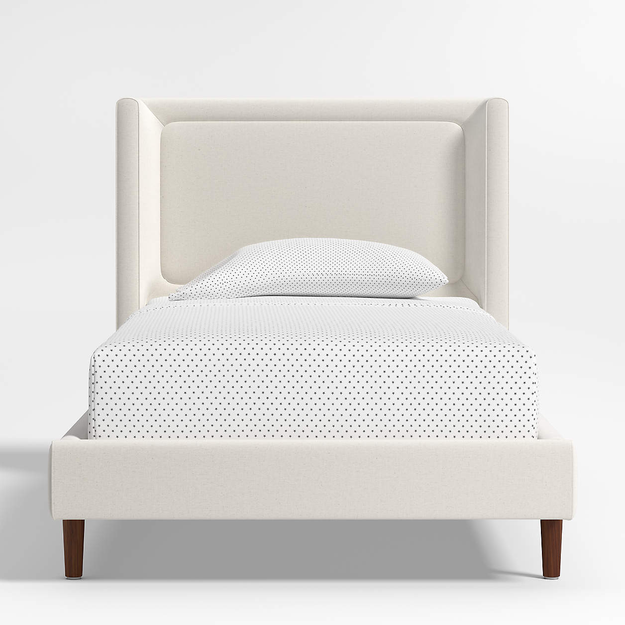 Vanilla Dream Cream Cotton Linen Kids Small  Storage Bed