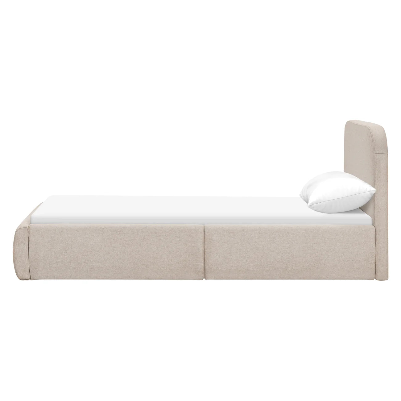 Snuggle Beige Boucle Kids Small  Storage Bed