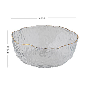 designer glass bowl for kitchen