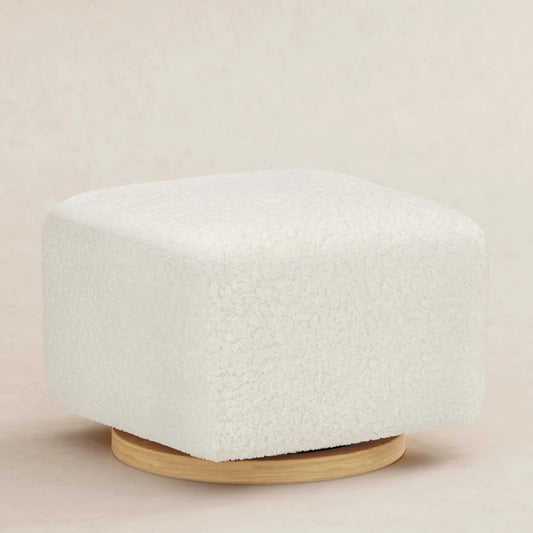 Soft Ivory Cloud Rest Cube Boucle Kids Pouffe