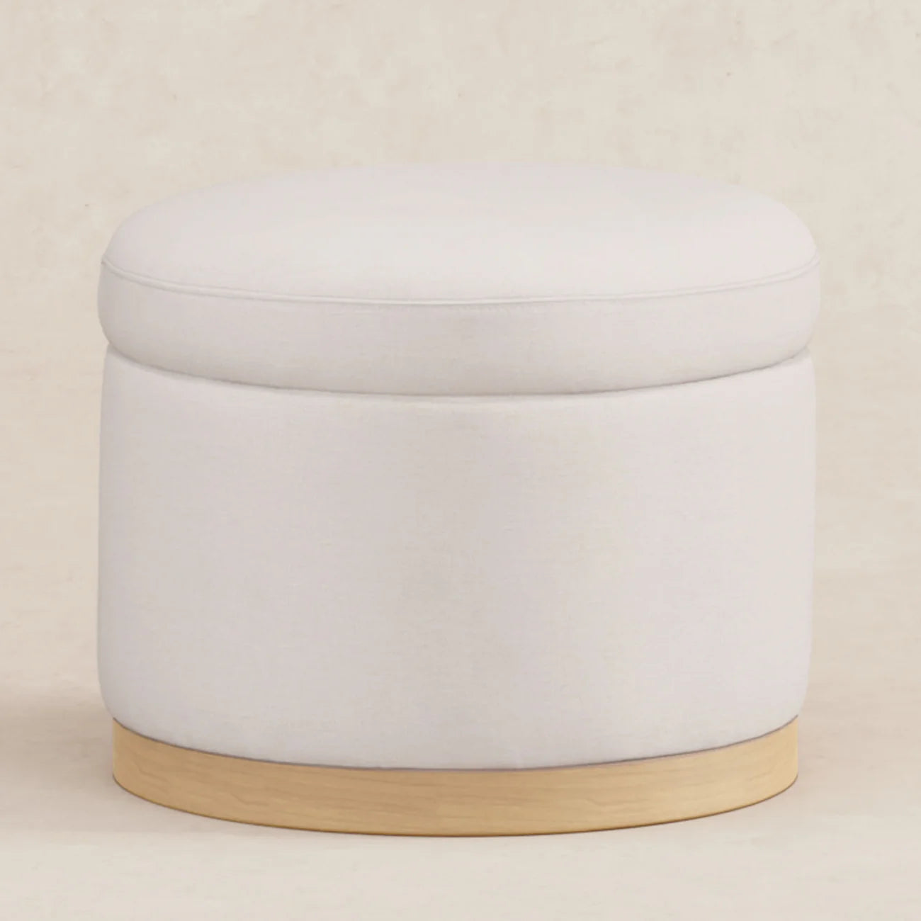 Snow White Nordic Halo Storage Leatherette Kids Pouffe