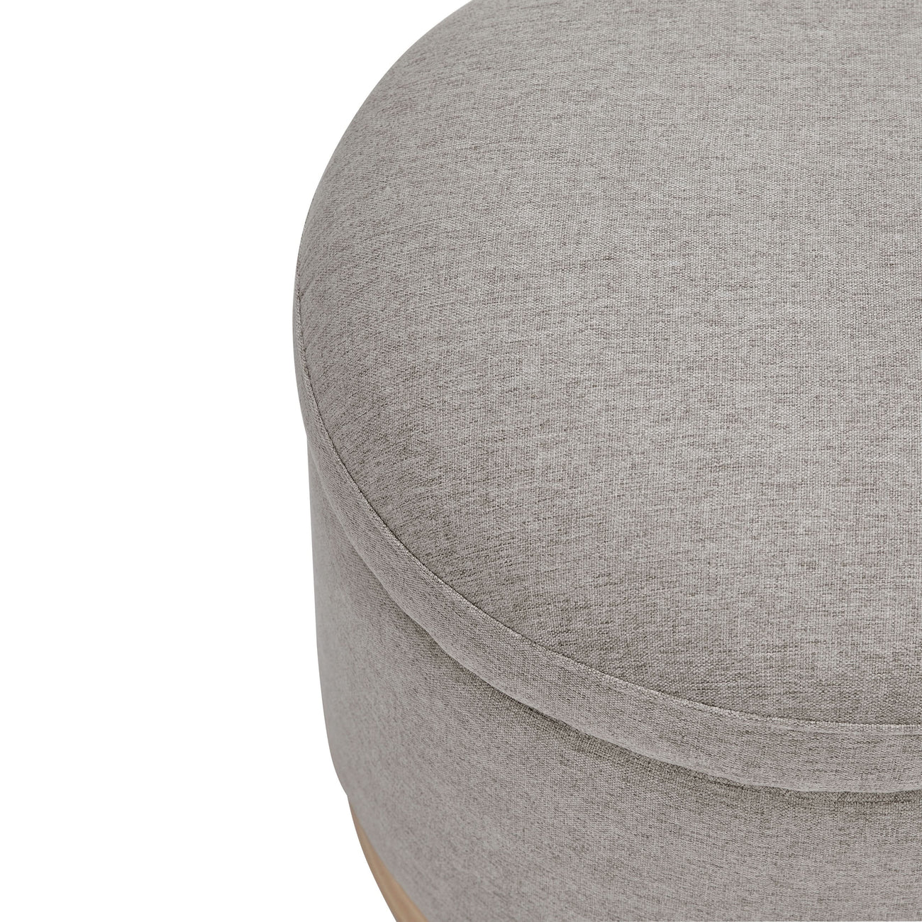 Soft Grey Scandi Comfort Storage Leatherette Kids Pouffe