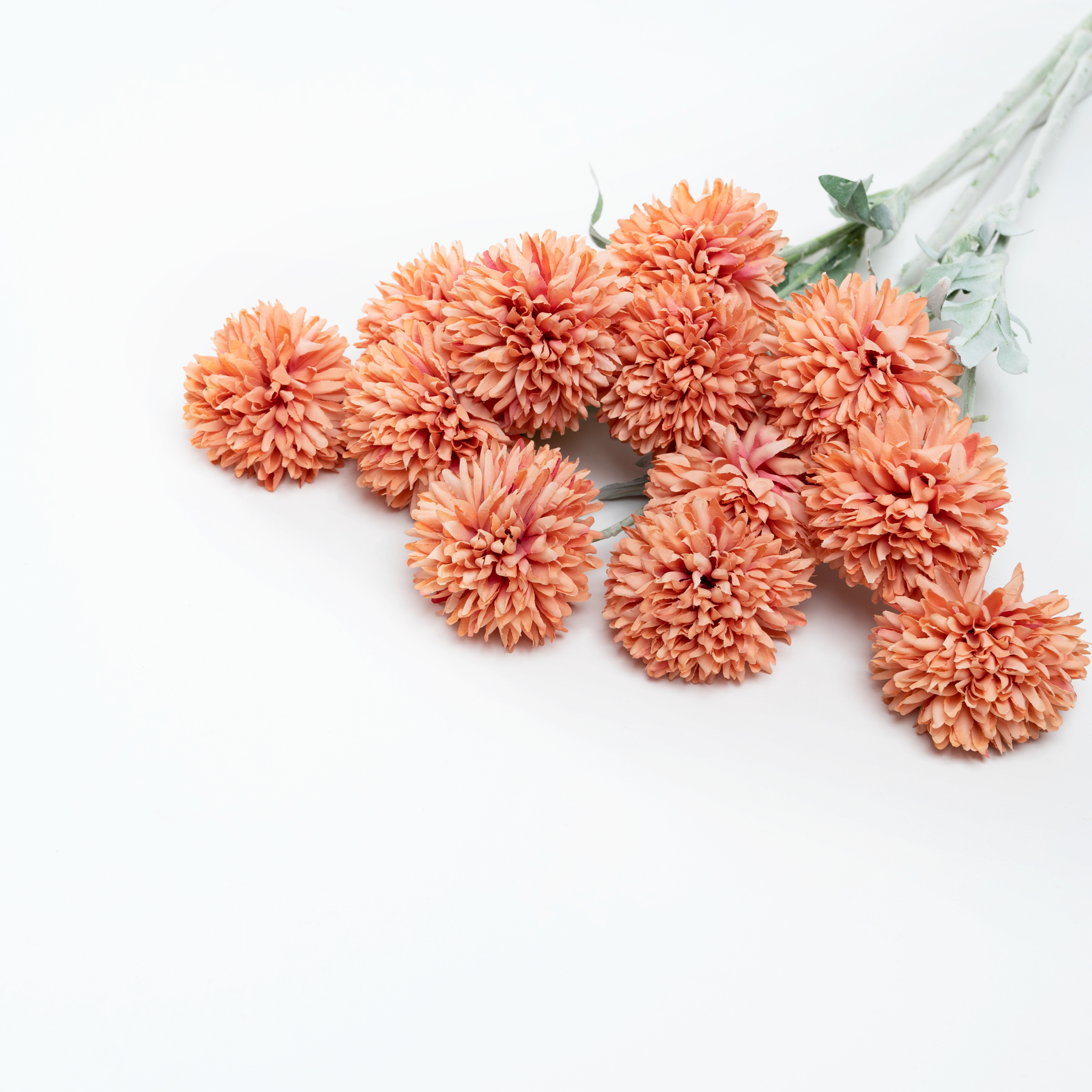 Artificial Flower Dandelion - Peach Bunch