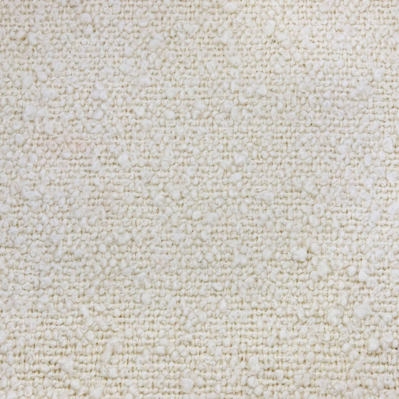 Cream White Soft Haven Storage Boucle Kids Pouffe