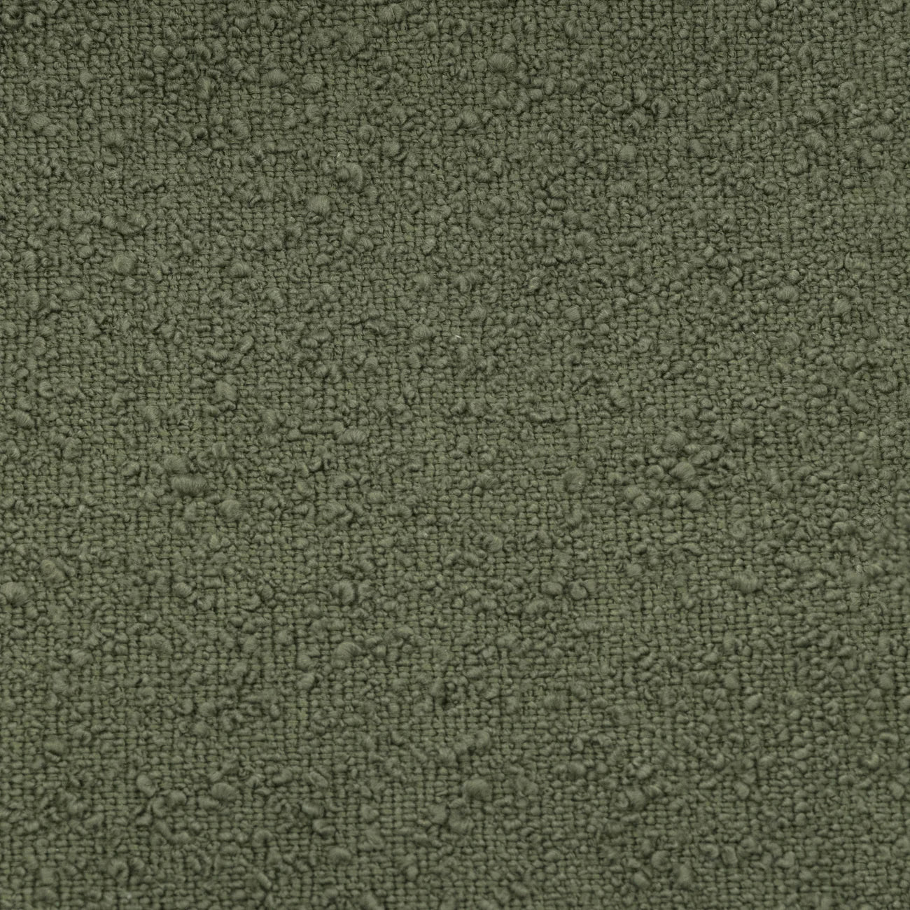 Olive Green Forest Block Cube Boucle Kids Pouffe