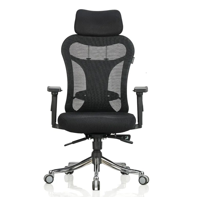 Optima High Back Mesh Chair with Multilock Seat Sliding Mechanism & Three Way Adjustable Arms