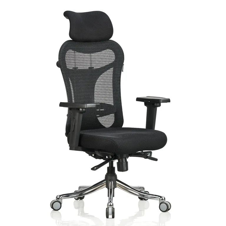Optima High Back Mesh Chair with Multilock Seat Sliding Mechanism & Three Way Adjustable Arms