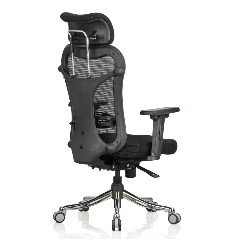 Optima High Back Mesh Chair with Multilock Seat Sliding Mechanism & Three Way Adjustable Arms